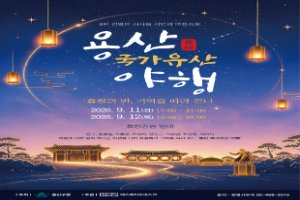 용산 국가유산야행 대표 사진