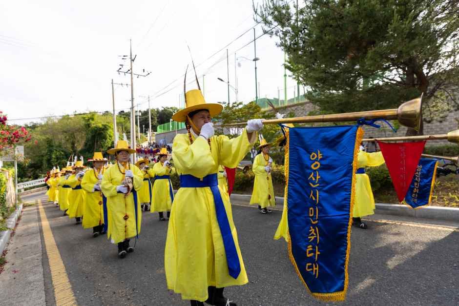 양산웅상회야제 대표 사진