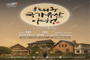 대구 국가유산야행 대표 사진